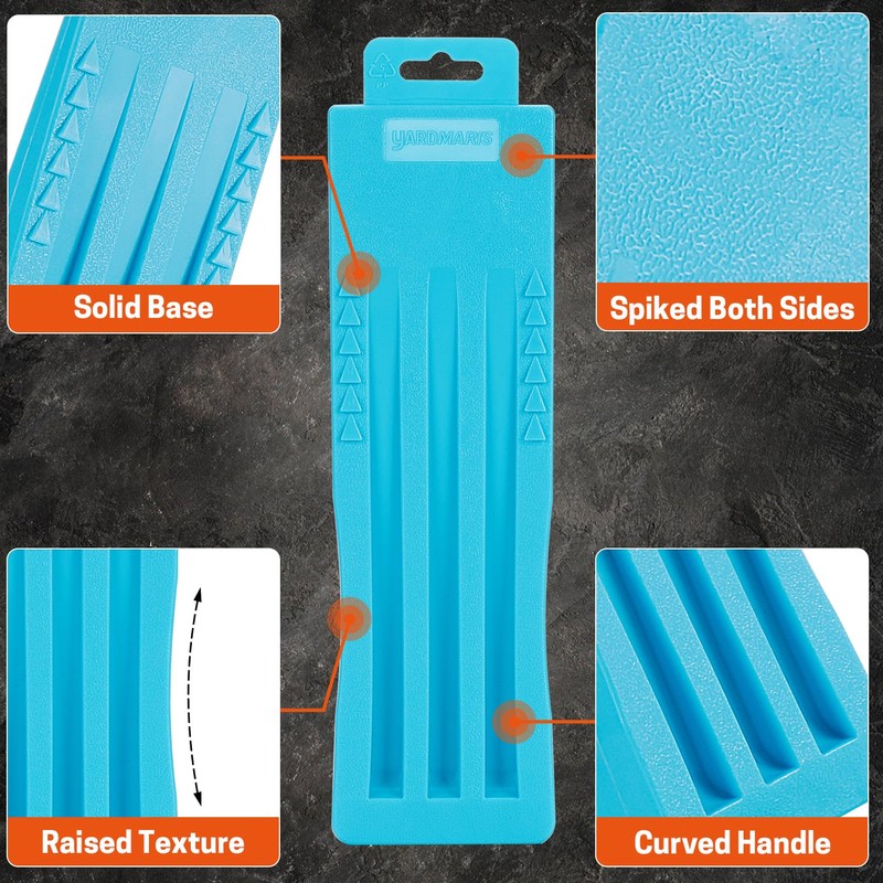YARDMARIS Tree Felling Wedge, Plastic Logging Wedges with Spikes Forestry