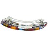 GlassOfVenice Murano Glass Millefiori Bowtie Hair Clip - Multicolor