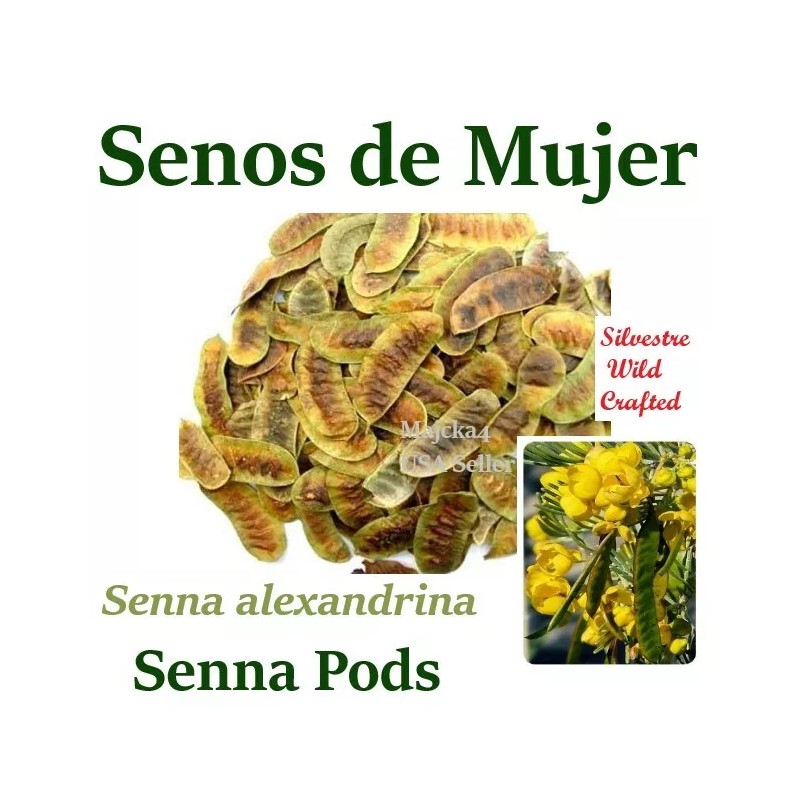 majcka4 SENOS de MUJER ½ oz Hierbas Senna Pods ½