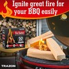 All Natural Wood Fire Starters: Fireplace Camping Charcoal Starter Grill