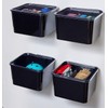 iDesign Storage Bin with Lid & Wall Mount Bracket, The