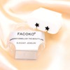 FACOKO Women Earrings, Titanium Star Earrings for Sensitive Ears, Classic