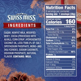 Swiss Miss Indulgent Collection Rich Chocolate Flavor Hot Cocoa Mix 10.64