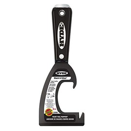 HYDE 02996 Opener, for Use with Removing Plastic 5 Gal Bucket Lids and Pail Tops, 3", Black/Silver