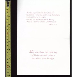 Mice and candle Christmas card #75 - 1 card + 1 blank envelope