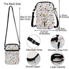 TGBJE Half Blood Inspire Bag Percy Fans Gifts Greek Mythology Gift Look I Didn’t Want To Be A Half Blood Crossbody Bags (Half-blood CB)