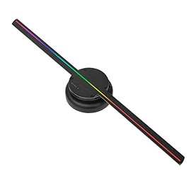 CACACOL T40 3D Hologram Advertising Fan 224 Lights Wi-Fi Holographic LED Fan Creative Advertising Design Store Sign - Updated Version