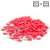 Cable lugs x 110 - red round plug x55 /