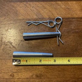 Unbranded Lots of 2ea Zinc Plated "TAPERED" Retaining Pin w/Hairpin New