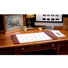 Dacasso Leather Desk Calendar pad, 25.5 x 17.25, Mocha, P3040