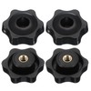 PATIKIL M6 x 38mm Through Hole Knob Nut Screw, 4