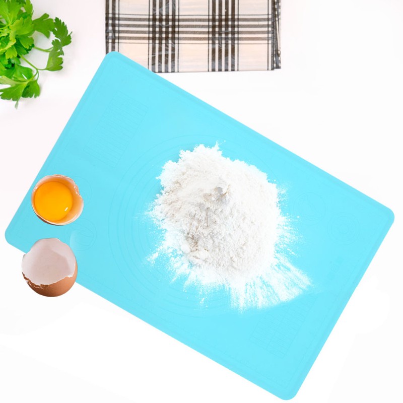 Silicone Baking Mat Dough Rolling Kneading Pastry Pad with Scale