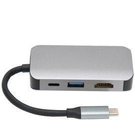 4 in 1 Type‑C Docking Station Type‑C to HD Multimedia Interface/PD/USB/ VGA Adapter