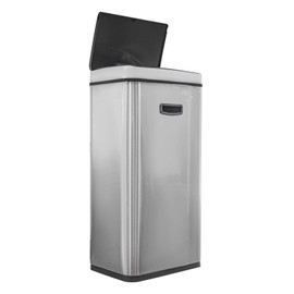 Pearson Dental Touchless 13 Gallon Stainless Steel Automatic Trash Can Remove Odor, Sensor Kitchen Garbage Bin - Vivid SensiBin
