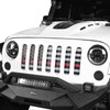 Hooke Road Wrangler Flag Grill Insert JK Mesh Grille Deflector