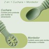 Cucharas de Silicona para Niños – Juego 8 pcs Arcoíris