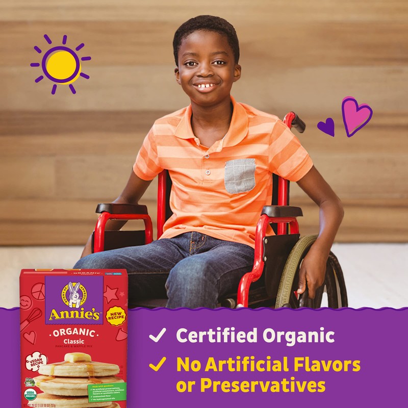 Annie's Organic Classic Pancake and Waffle Mix, 26 oz