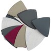 MACHSWON Polishing Sandpaper suitable for 3-1/2 Oscillating multi-tools,Silicon Carbide abrasive
