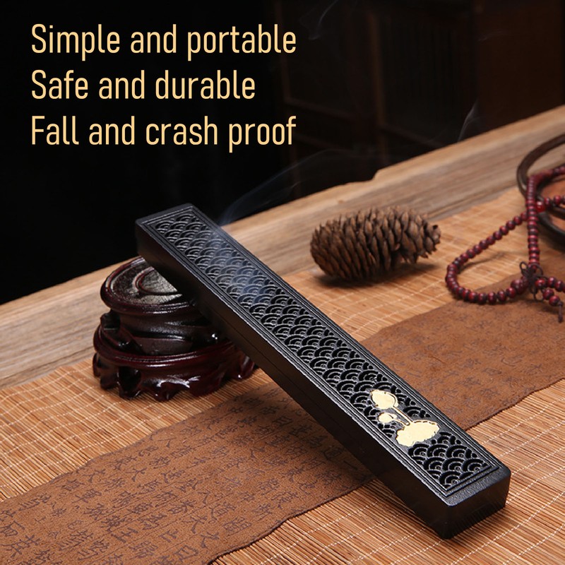 Lying Incense Box Aluminium Alloy Ornament Sandalwood Line Incense Box