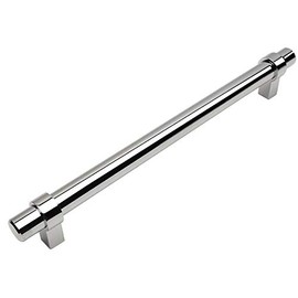 10 Pack - Cosmas 161-224CH Polished Chrome Contemporary Bar Cabinet Handle Pull - 8-7/8" (224mm) Hole Centers