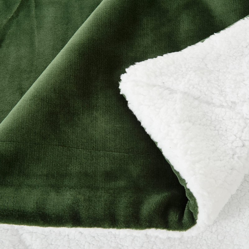 SOCHOW Sherpa Fleece Throw Blanket, Double-Sided Super Soft Luxurious Plush