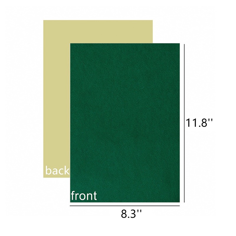 YaoHui 3-Pack Self-Adhesive Felt Sheets, Peel & Stick, A4 Size