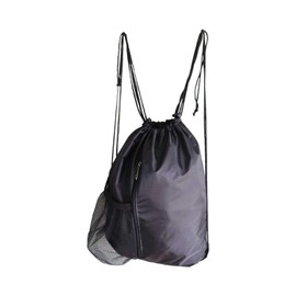 "Abbraccia" Drawstring Backpack Rucksack Casual Women Men Polyester Portable Daypack Knapsack for Business Trips Hiking Trekking Swimming