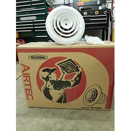 AIRTEC MV360S Round Diffuser Grille for 4/5/6" Duct