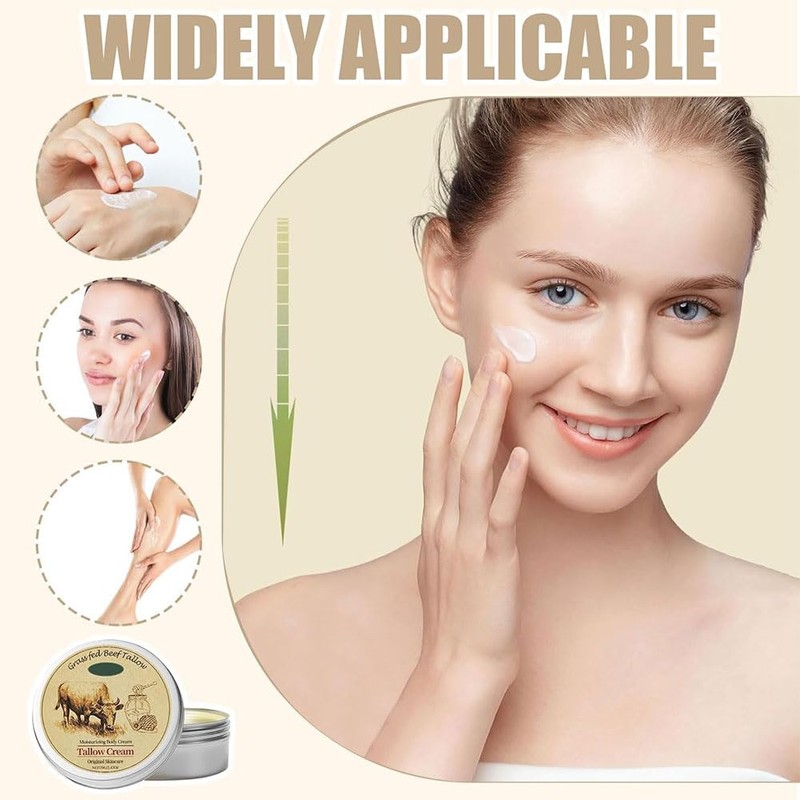 Beef Tallow Skincare, Beef Tallow Bio, Tallow and Honey Balm,