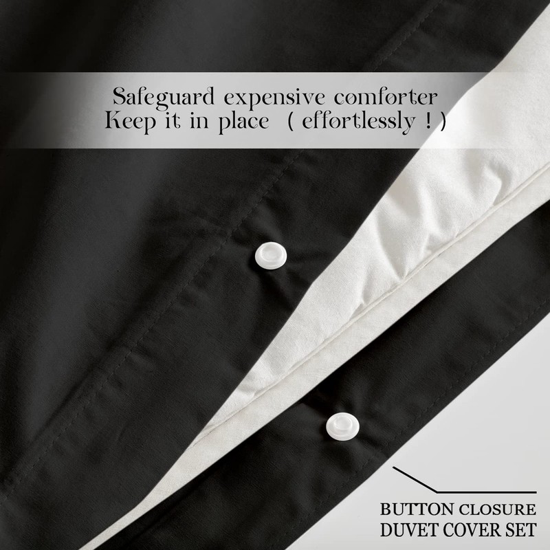 Sapphire Collection Plain Duvet Cover With Pillow Case Non Iron