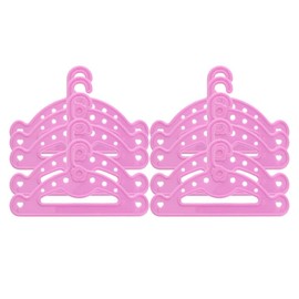 VICASKY 10pcs 18 Useful Clothes Hanger Simple Doll Clothes Hanger 18 Inches Dolls Hanger Dolls Accessory Hanger