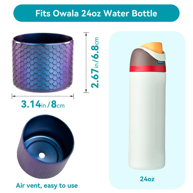 Botella de agua de silicona Boot, Bling antideslizante manga protectora