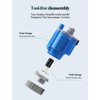 UPETTOOLS Aquarium Gravel Cleaner - Electric Automatic Removable Vacuum Water