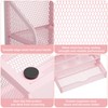 Marbrasse Pen Holder for Desk, Desk Organize with Drawer, Desk