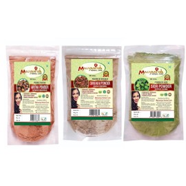 Aritha,Shikakai,Sidr Powder for Hair (300 Grams) External Use