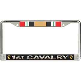 MilitaryBest 1st Cavalry Division Iraq Veteran Service Ribbon License Plate Frame