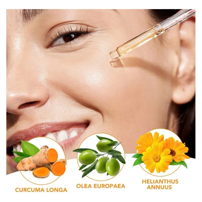 Suero Cúrcuma Facial Corporal Antiedad Manchas Hidratación