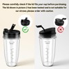 Replacement Straw for Ninja Blender Cups Replacement 24oz/32oz, 2 Pcs