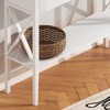 ChooChoo Console Table with Drawers, Narrow Wood Accent Sofa Table