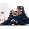 Utopia Bedding Navy 100% Cotton Blanket [Queen Size - 90x90