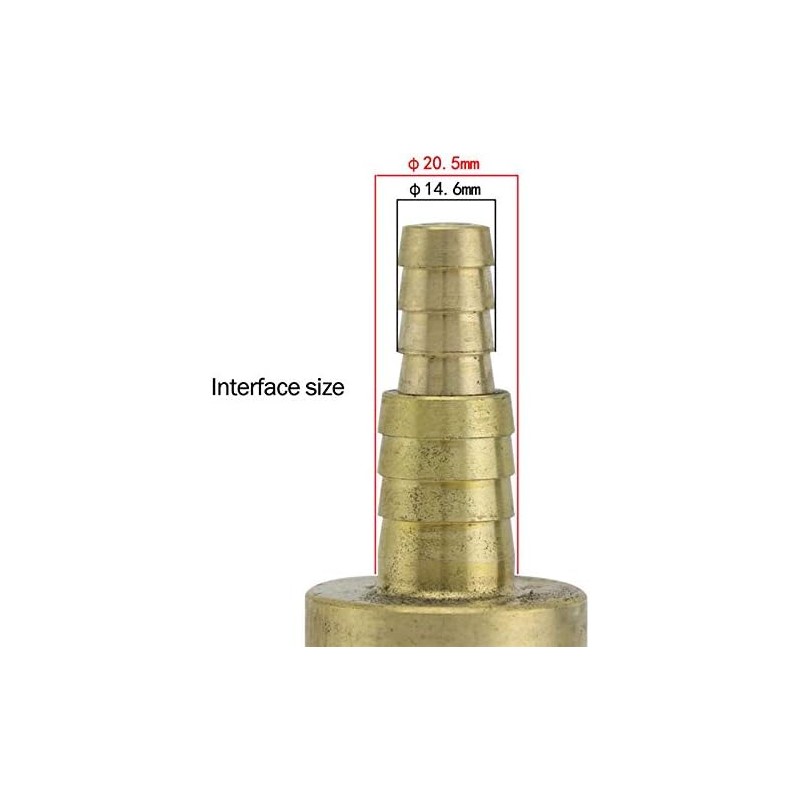 Brass 3/4'' 5/8'' Hose Water Suction Strainer Pickup Filter for