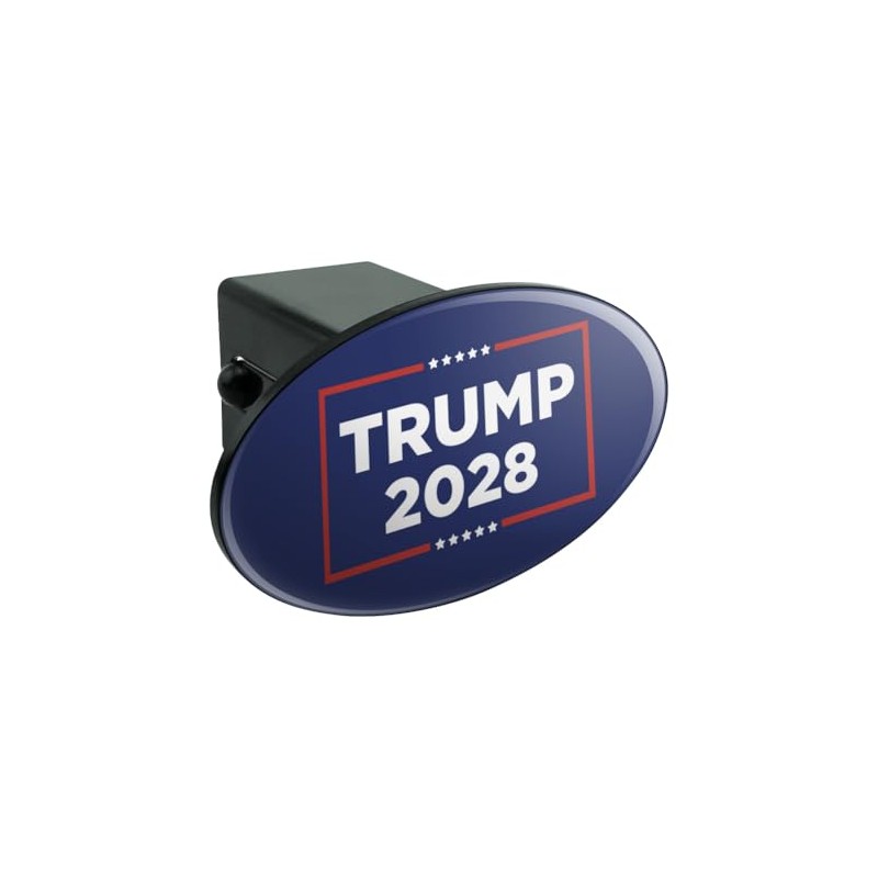Graphics & More Trump 2028 Oval Tow Hitch Cover Trailer