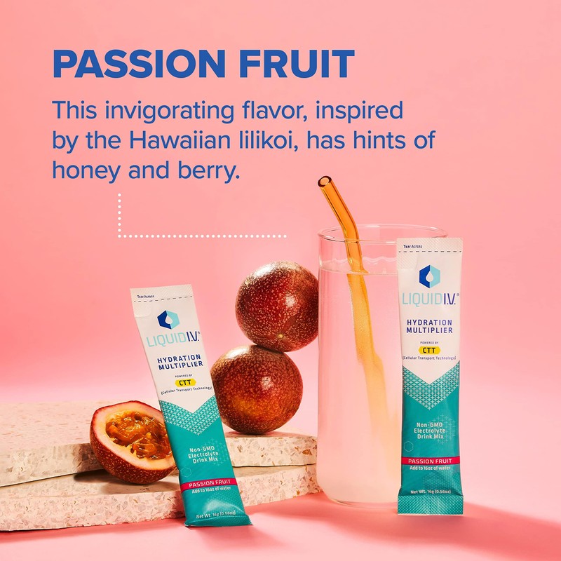 Liquid I.V. Hydration Multiplier - Passion Fruit - Hydration Powder