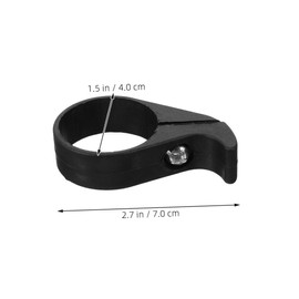 Outanaya 2pcs Chain Stopper Bike Chain Locks Bicycle Chain Drop Protector Chain Tensioner Bike Chain Guards Chain Guide for Road Bike Bicycle Chain Guards Chain Guide Clamp Black Plastic