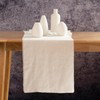 Linkslove Home Table Runner with Fringe- 14x48 Inch Off White,