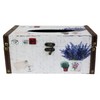 Emartbuy Paper Tissue Box Printed Vintage Retro Classic - Floral