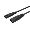 LBSC IEC 60320 C8 Plug to C7 Receptacle Male to
