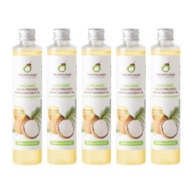 Tropicana Coconut Oil 100% Face Body Oil 100ml 5pcs / 트로피카나 코코넛오일 100% 페이스 바디오일 100ml 5개