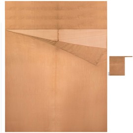 Vagabag- Luxury Silk Sleeping Bag Liner - 100% Natural Silk Travel Sheet - Anti Mosquito, Anti Bugs - Compact and Ultra lightweight (Cinnamon Brown, 2 Pers. 67x90 in)