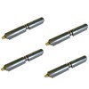 6" Bullet Hinge Steel Body & Pin, Brass Bushing &
